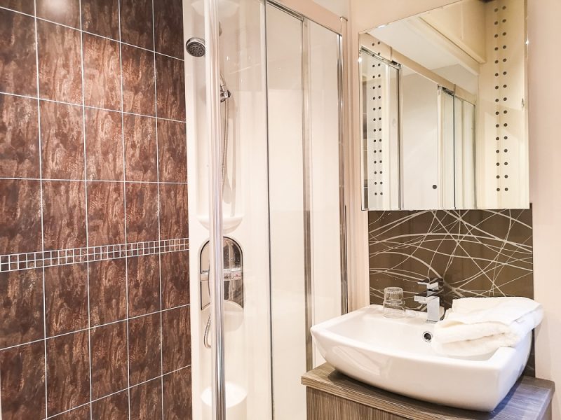 Hardknott lodge shower